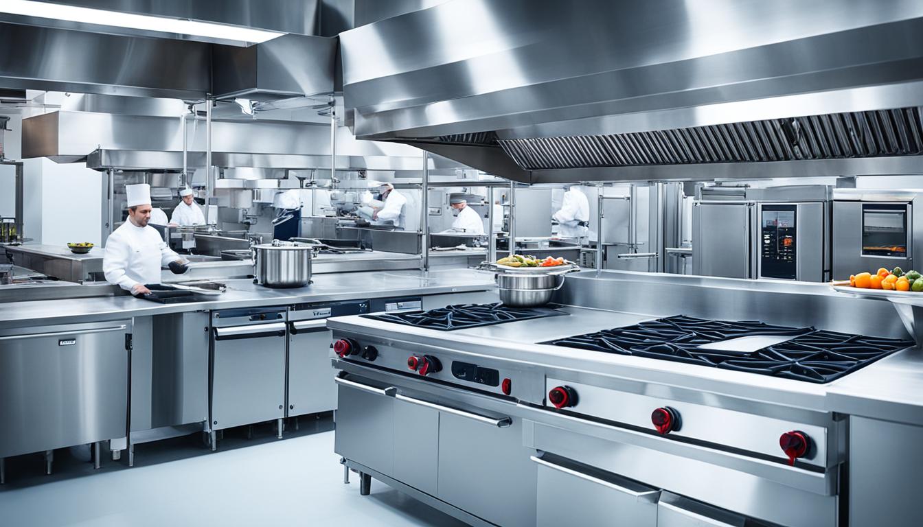 What is the difference between commercial and domestic kitchen equipment?