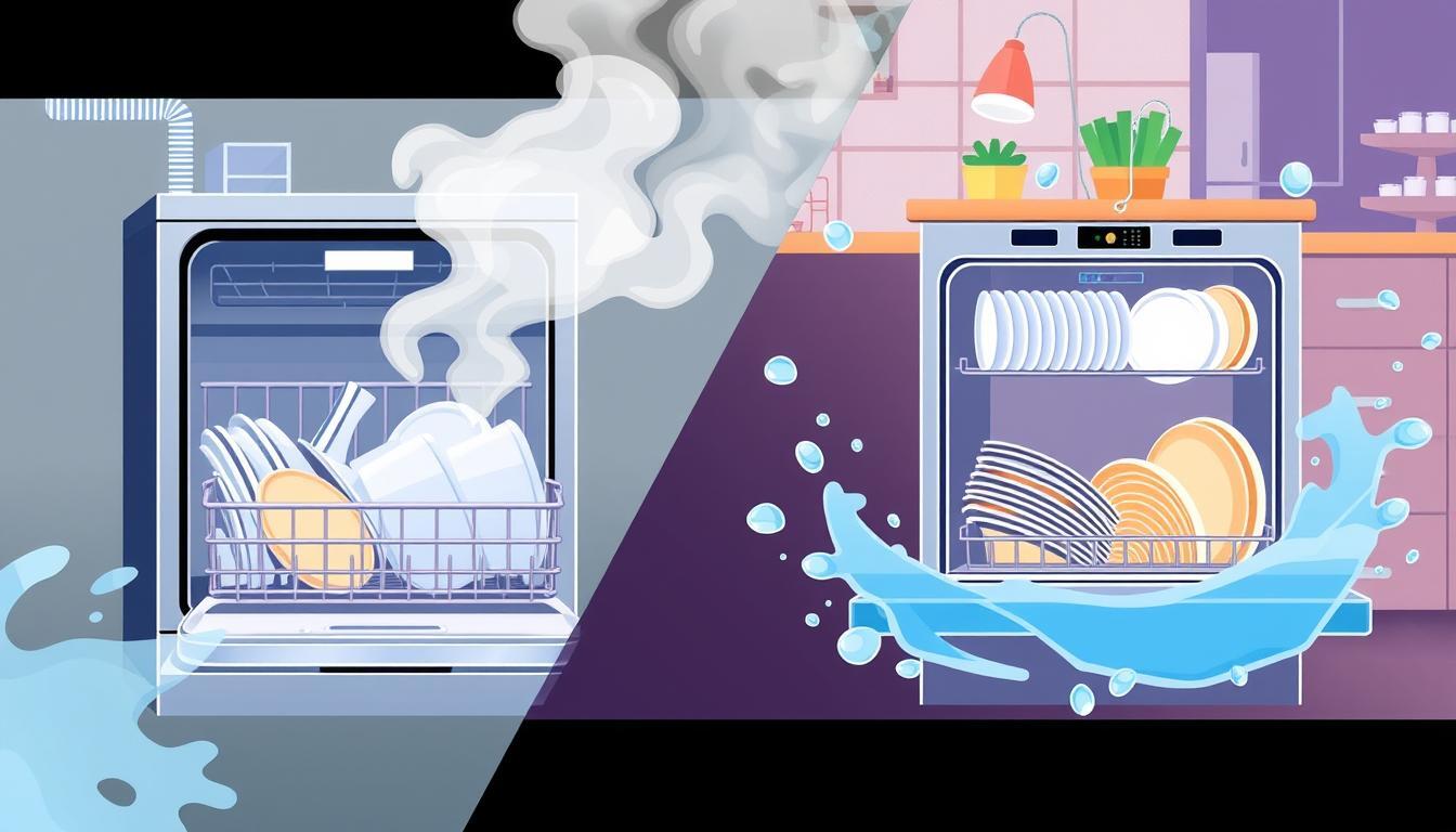 difference between commercial dishwashers and home dishwashers