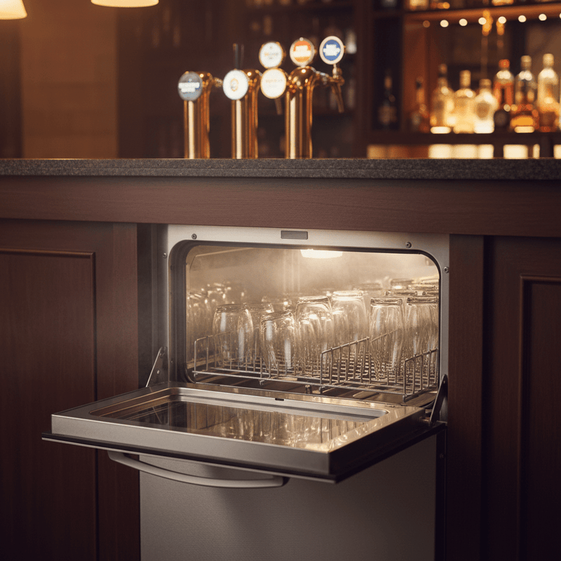 Glasswasher vs Dishwasher: Why Your Bar Needs Both | 2026 - Commercial Kitchen Appliances