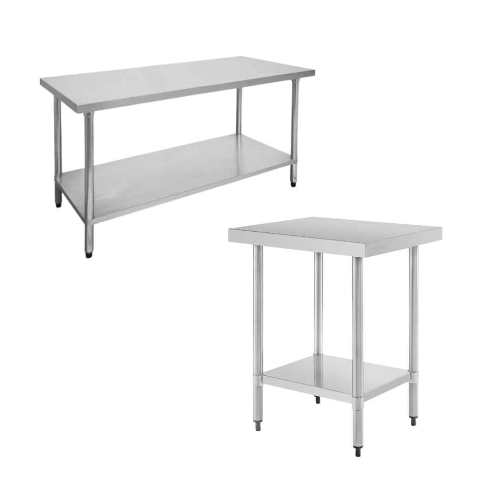 Stainless Steel Flat Bench - Commercial Kitchen Store