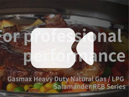 Side profile - Gasmax Heavy Duty Natural Gas Salamander REB-02E REB-02E