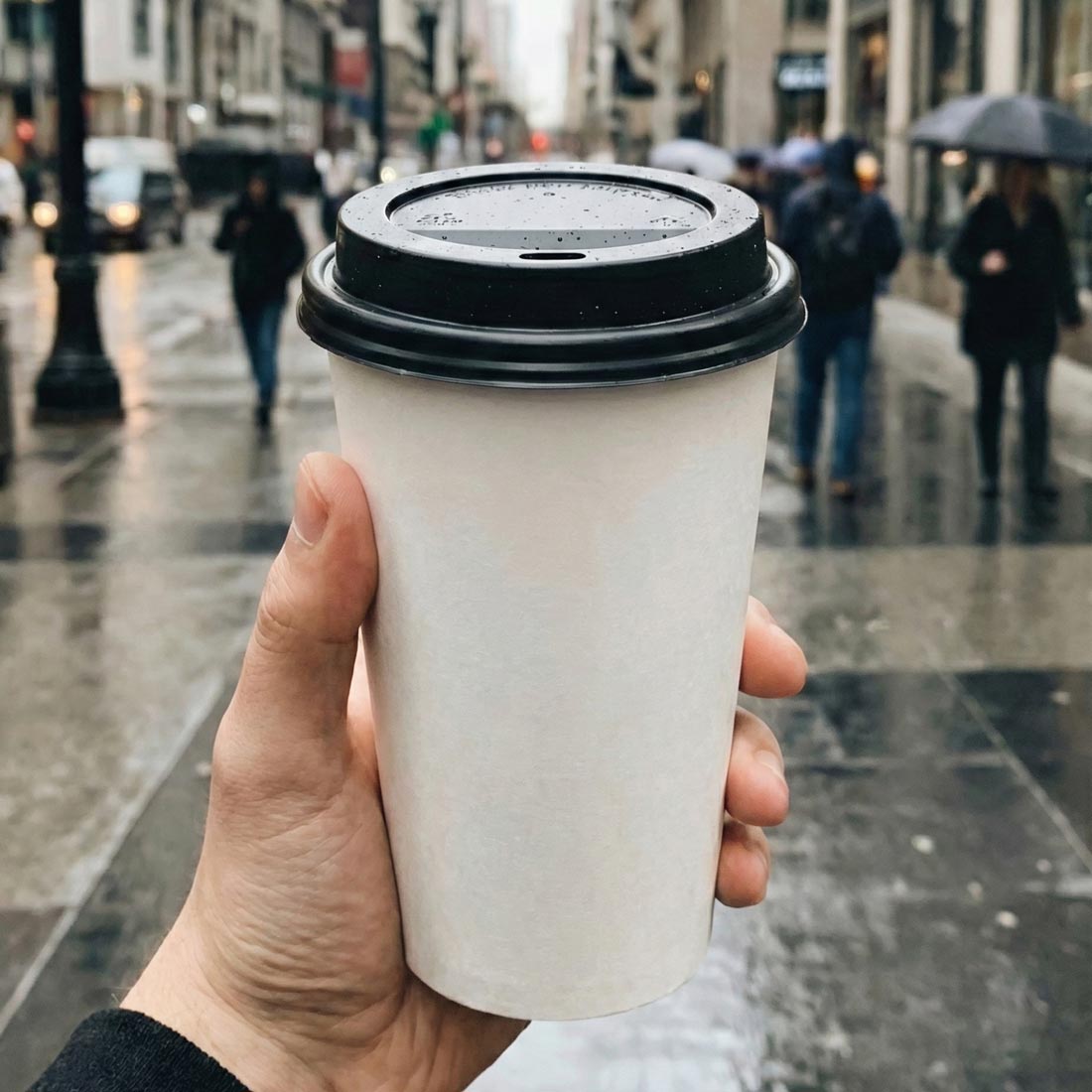 PakMax White 12 oz Single Layer Hot Paper Cup SLHPC-90-12W - supplier image 3