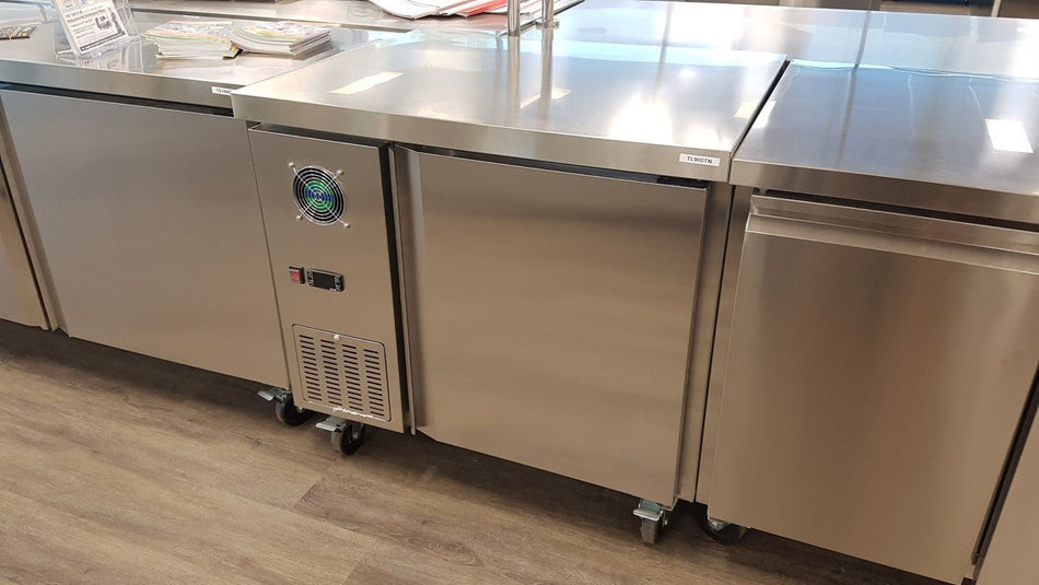 Thermaster Stainless Steel Single Door Workbench Fridge 700mm Depth TL900TN