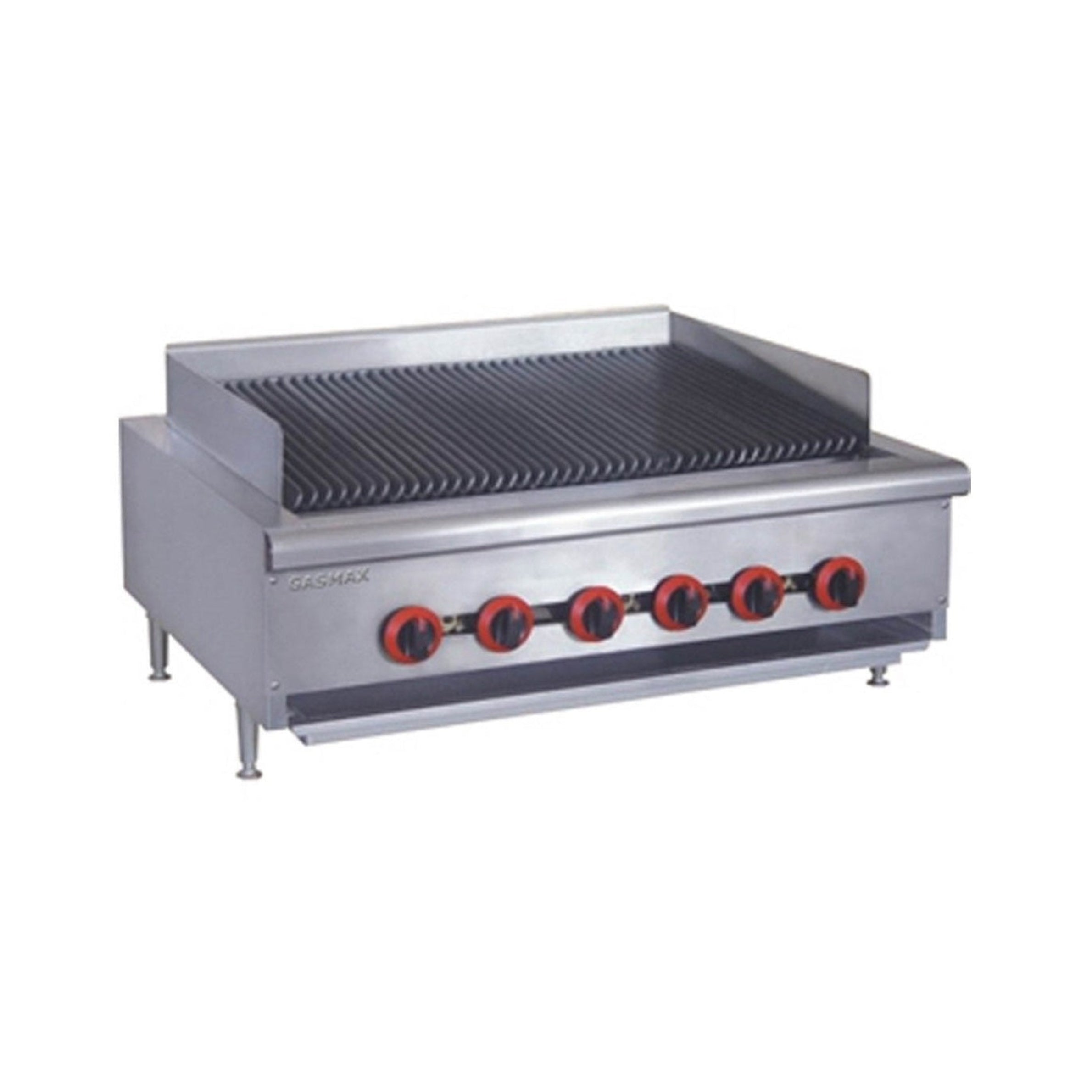 2NDs: Natural Gas 6 Burner Char Grill Top QR-36E-NSW1486 - QR-36E-NSW1486