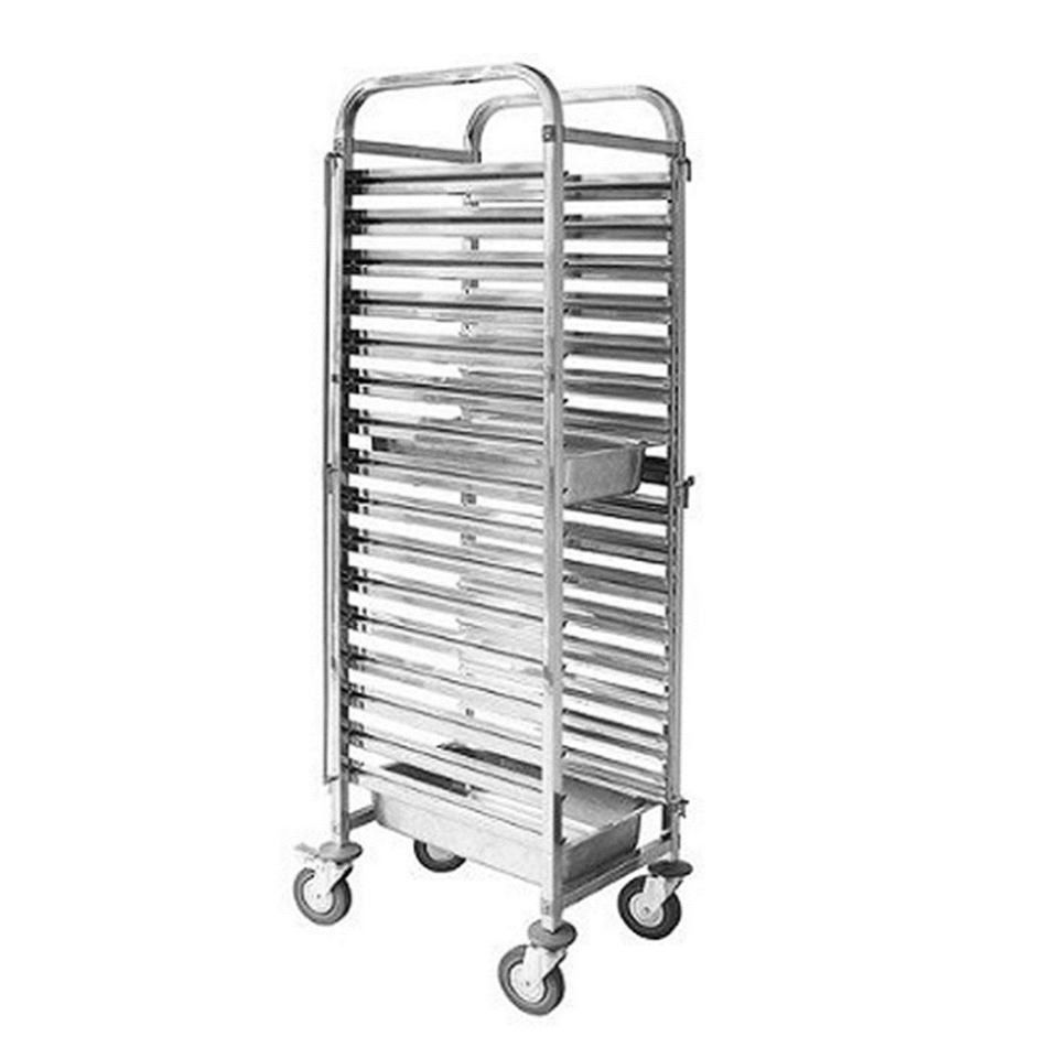 Modular System Baking tray trolley with 16 trays - 404091