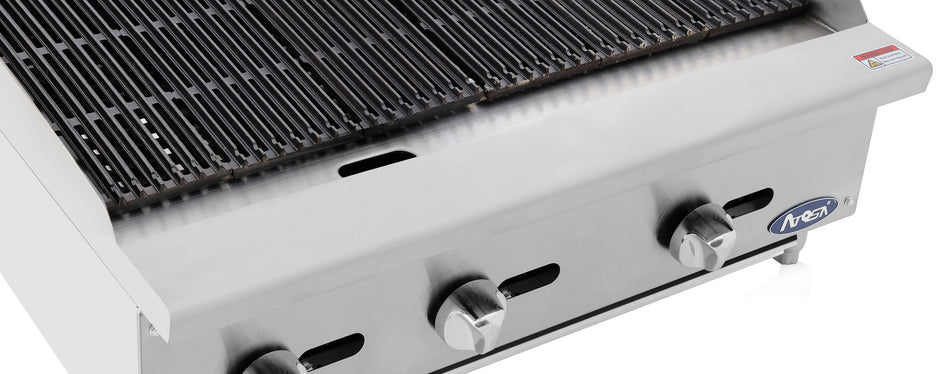 CookRite 1220mm NG Char-Rock Broiler ATCB-48-NG