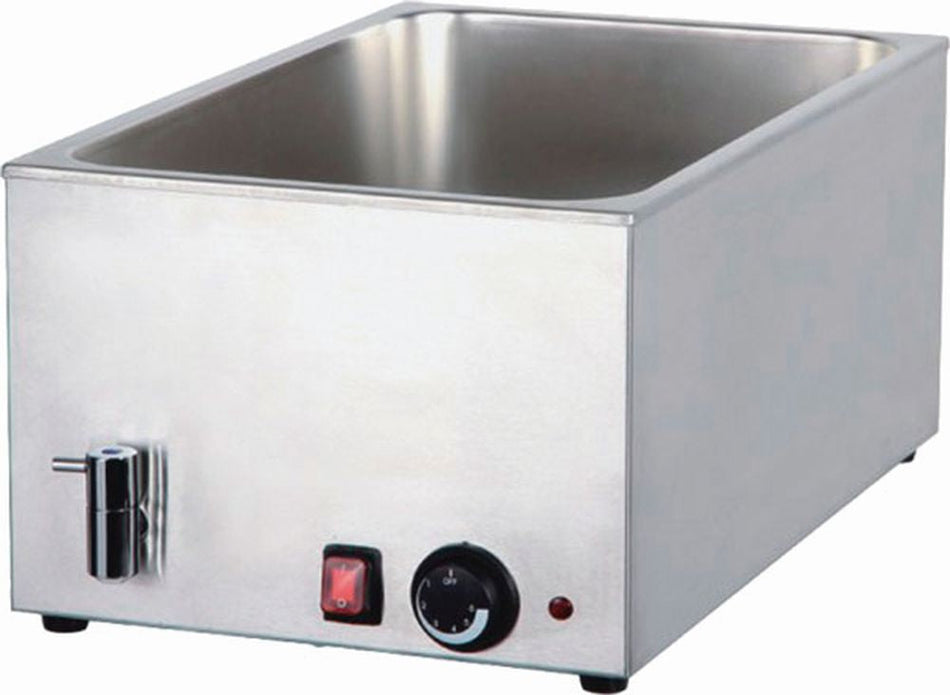 CookRite Bentchtop 1/1 GN Bain Marie with Mechanical Controller and Drain