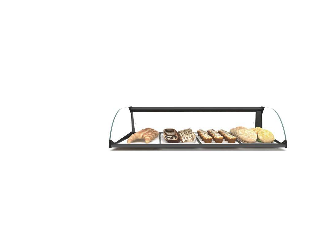 Sayl ADSC0840 Curved Ambient Display Cabinet 840mm