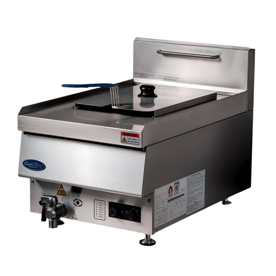 CookRite Countertop Gas Griddle 400mm Hotplate LPG AT65G4G-C-LPG