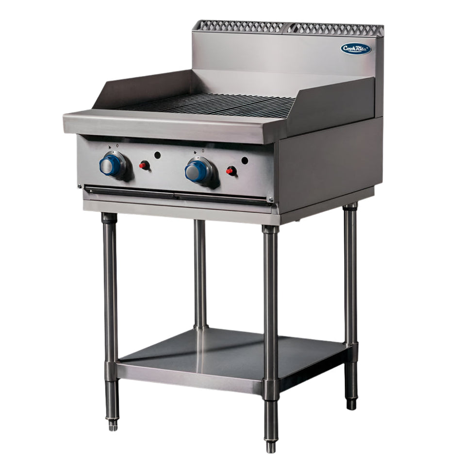 CookRite Freestanding 600 mm Radiant Char Grills with Stand LPG AT80G6C-F-LPG