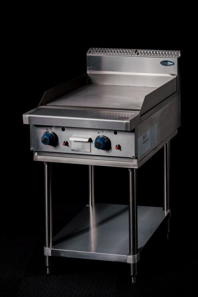 CookRite Freestanding 600mm Gas Griddle Hotplate with Stand LPG AT80G6G-F-LPG