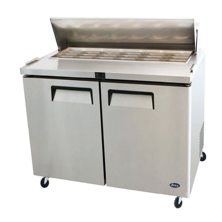 Atosa 2 Door Sandwich Prep Table Fridge 1530mm MSF8307 - MSF8307-SM