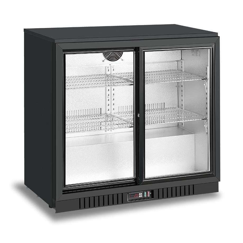 Atosa 2 Sliding Door Back Bar cooler BB-208SEC-SM