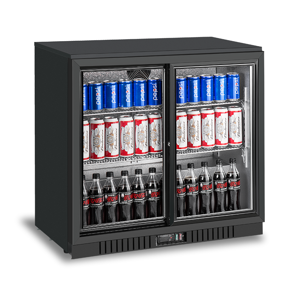 Atosa 2 Sliding Door Back Bar cooler BB-208SEC