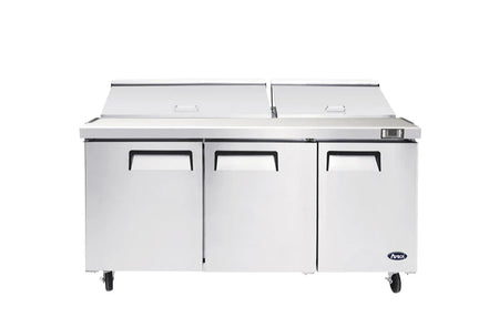 Atosa 3 Door Sandwich Prep Table Fridge MSF8308-SM image 2