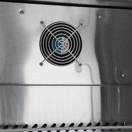 Atosa Single Door Sandwich Prep Table Refrigerator  MSF8301-SM back