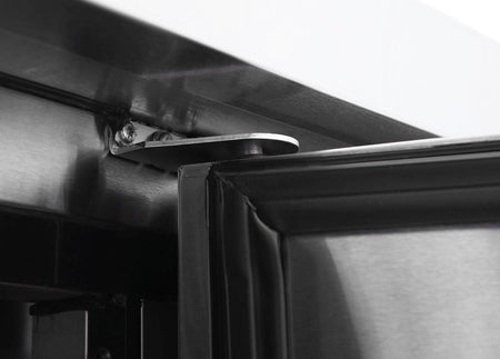 Atosa Single Door Sandwich Prep Table Refrigerator  MSF8301-SM door hinge