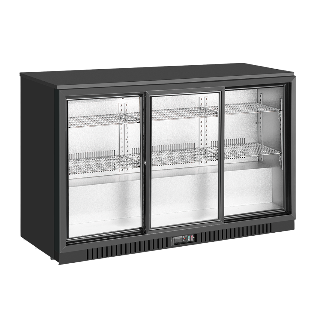 Atosa Tripple Sliding Doors Back Bar Cooler BB-330SEC-SM