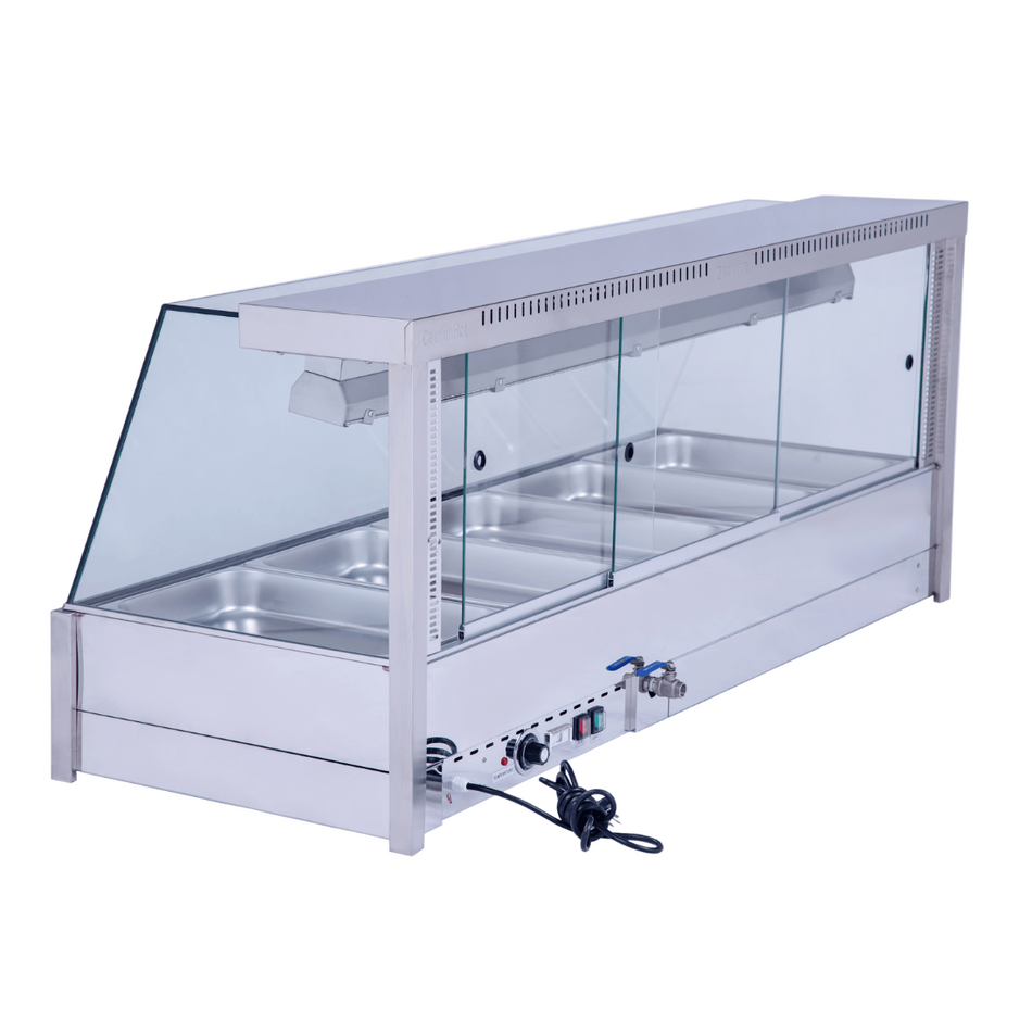 Bonvue Angled Countertop Wet and Dry Bain Marie BM17TC - Image 2