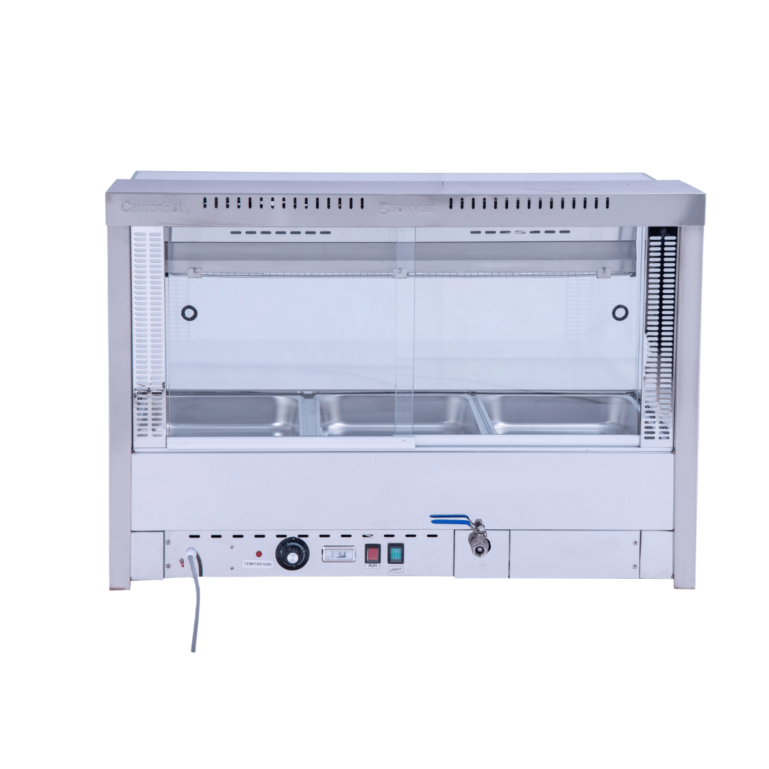 Bonvue Square Countertop Wet and Dry Bain Marie BM11SC - Image 3