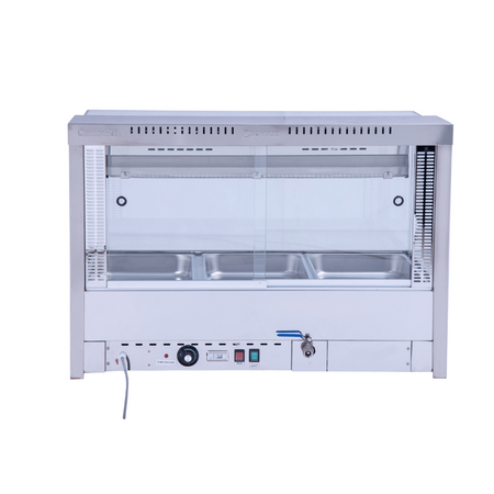 Bonvue Square Countertop Wet and Dry Bain Marie BM11SC - Image 3