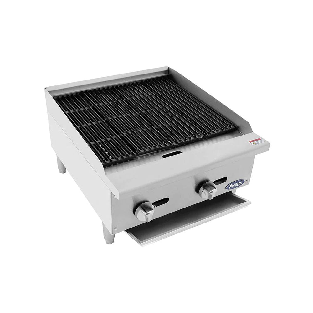 CookRite 610mm NG Char-Rock Broiler ATCB-24-NG-SM