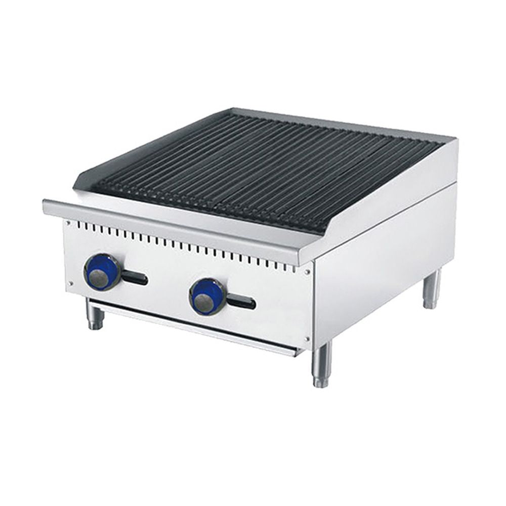 CookRite 610mm NG Char-Rock Broiler ATCB-24-NG-SM view 2