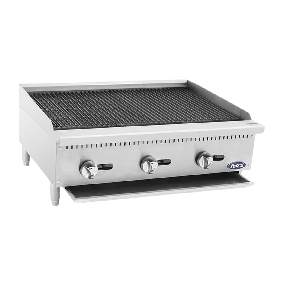 CookRite 910mm NG Char-Rock Broiler - ATCB-36-NG-SM - Main Image