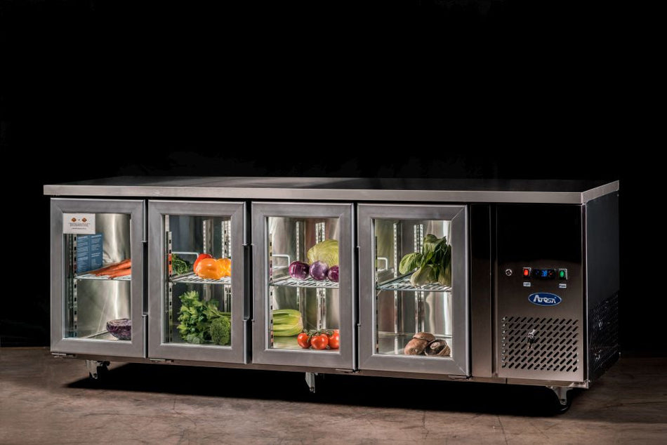 Atosa Glass Four Door Cooling Table EPF3741