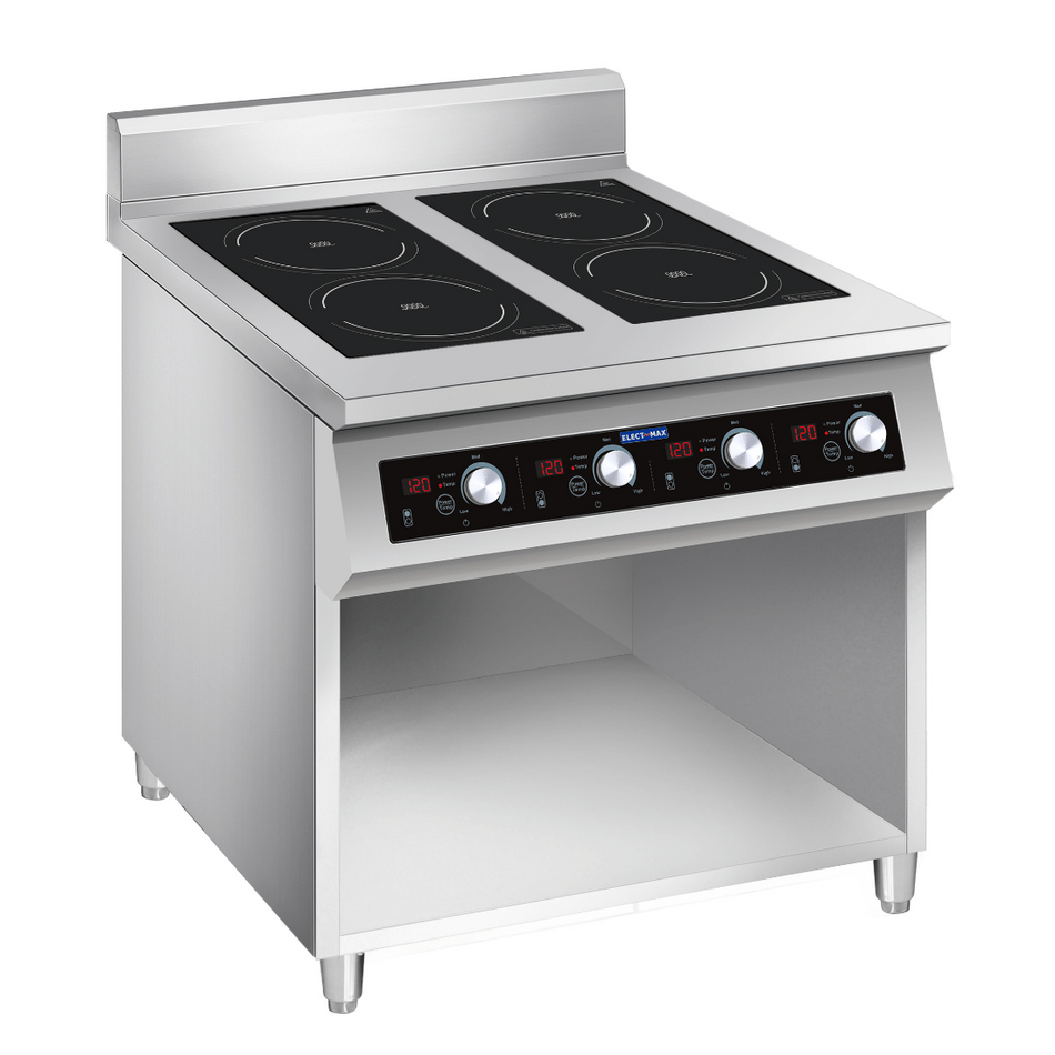 ElectMAX 700 Series Induction 4-Burner Cooker with Splashback EIC7-800P - Main Image