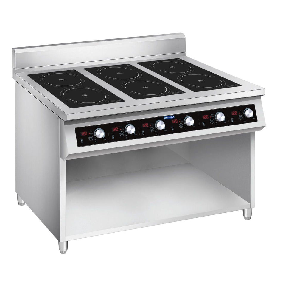 ElectMAX 700 Series Induction 6-Burner Cooker with Splashback EIC7-1200P - Main Image