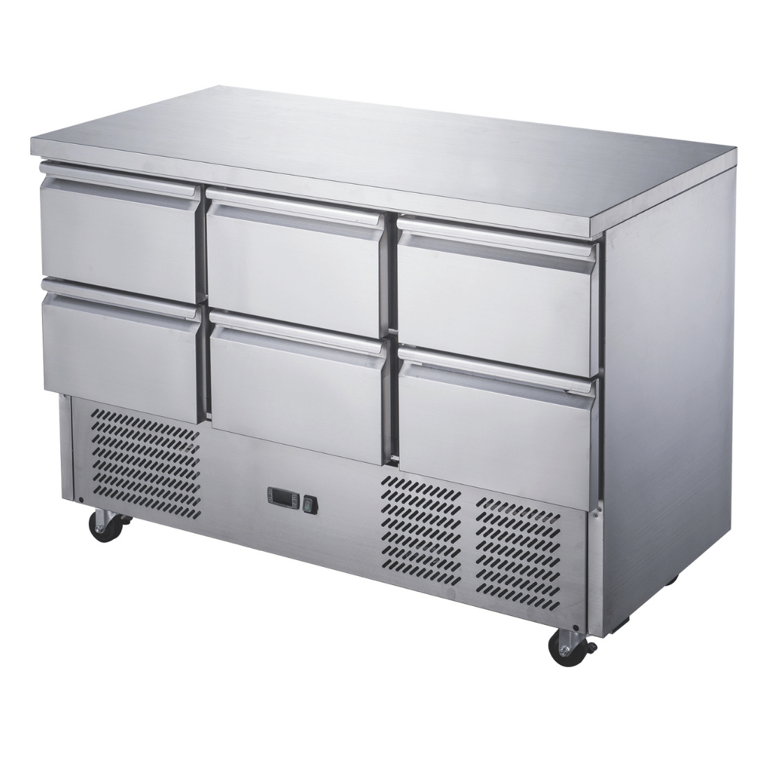 FED-X Six Drawer Salad Prep Fridge XGNS1300D-6D image 3