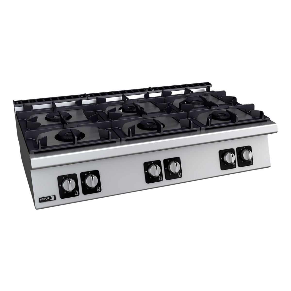 Fagor 700 Series Natural Gas 6 Burner Ss Boiling Top CG7-60H - Main Image