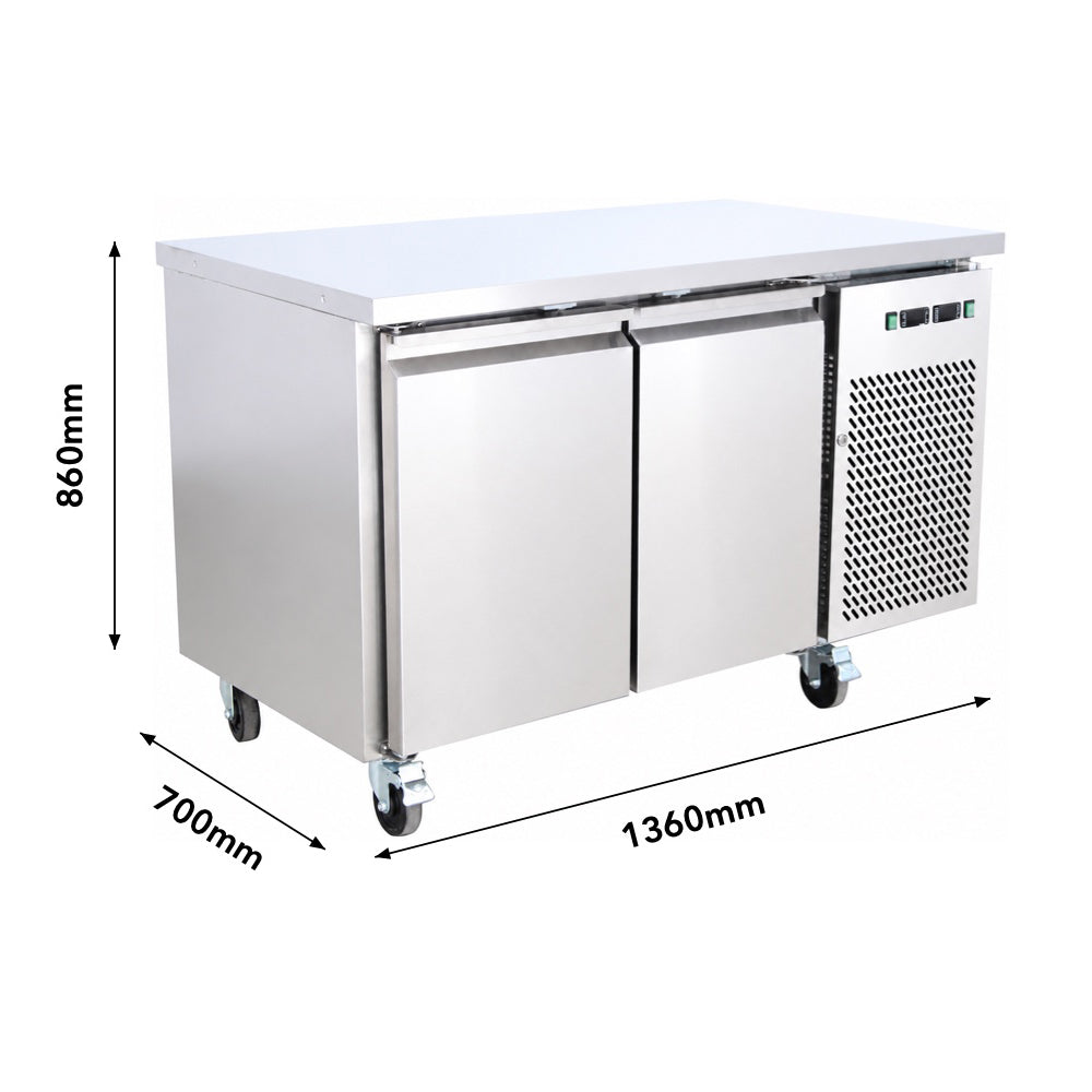 Thermaster Dual Temperature GN Counter Fridge Freezer 2 Door GN2100DT - view 2
