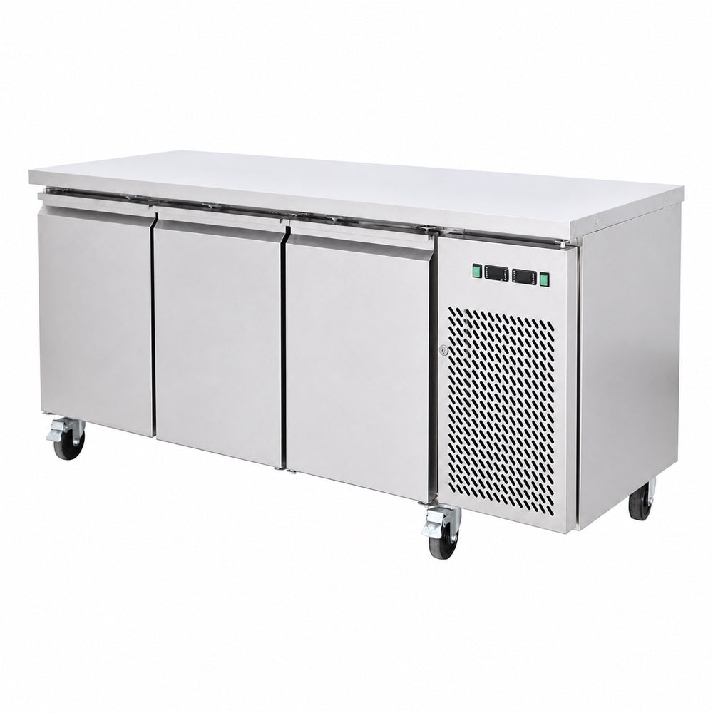 Thermaster Dual Temperature GN Counter Fridge Freezer 3 Door GN3100DT - right degree