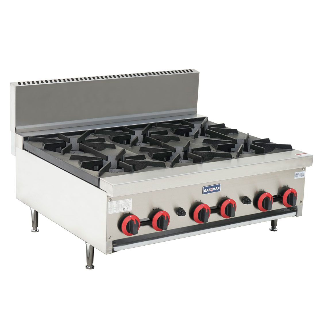 GasMax Gas Cook Top 6 Burners Lpg With Flame Failure RB-6ELPG - Main Image
