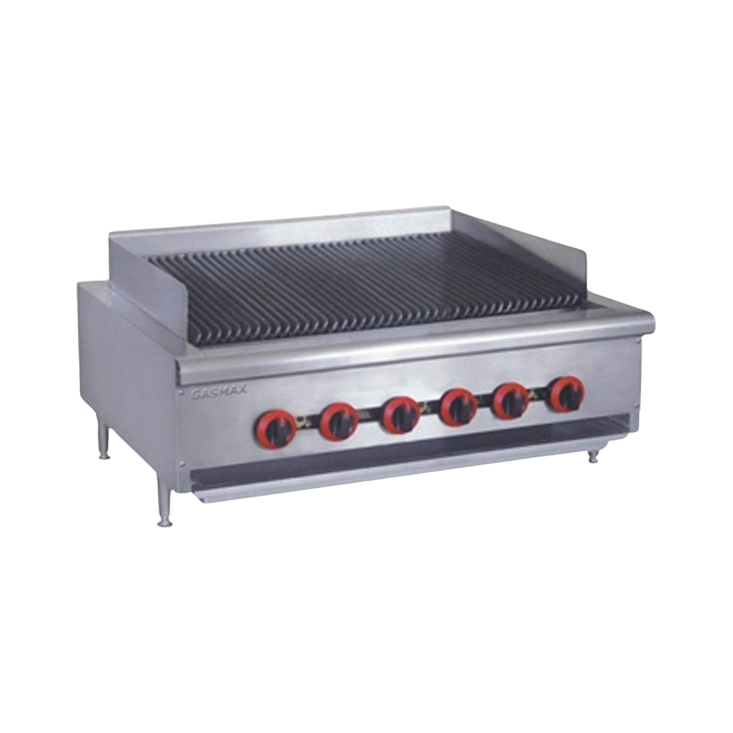 GasMax Natural Gas 6 Burner Char Grill Top QR-36E - Main Image