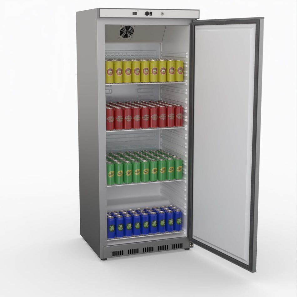 Thermaster Single Door Fridge HR600 S/S