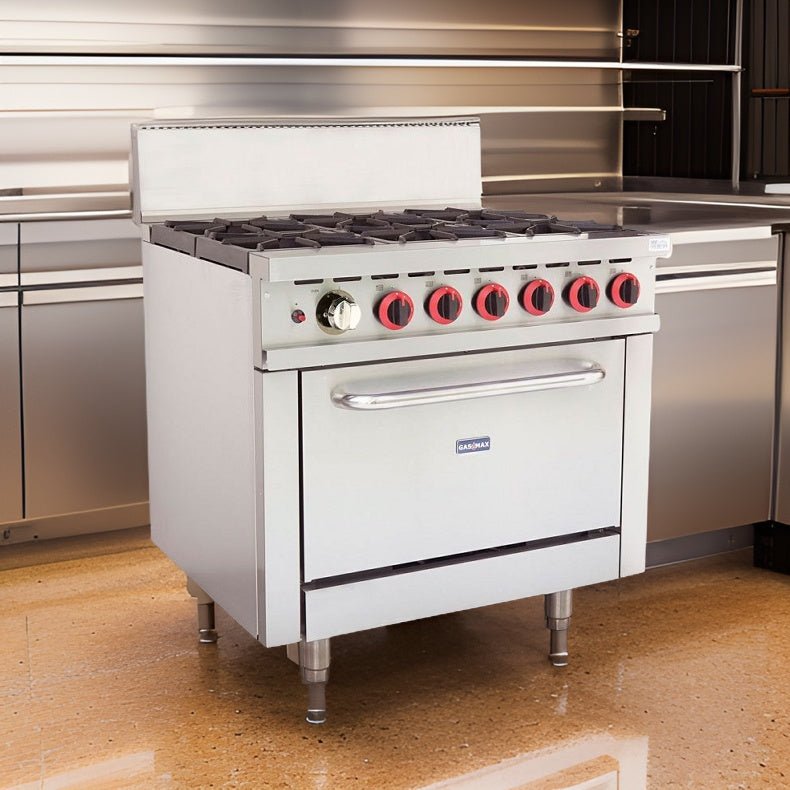 GasMax Gasmax 6 Burner With Oven Flame Failure GBS6T