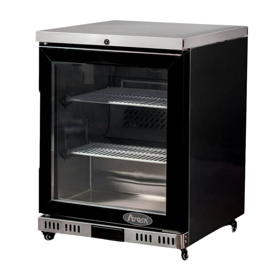 Atosa Underbench Single Glass Door Freezer MBC24FG