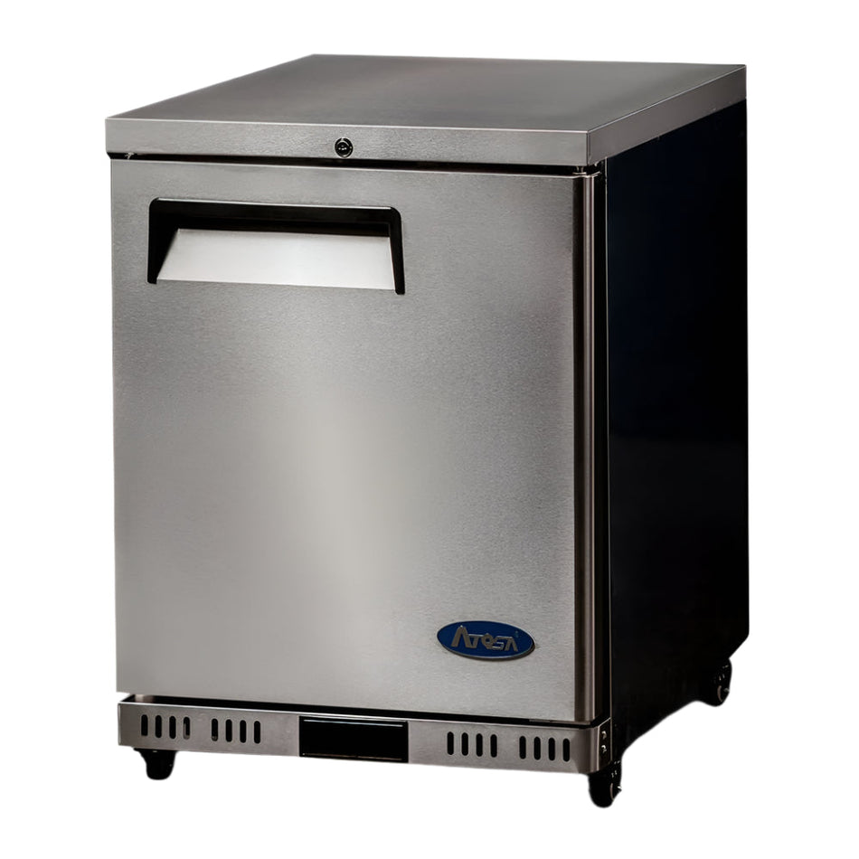 Atosa 105L Underbench Singe Solid Door Freezer MBC24F