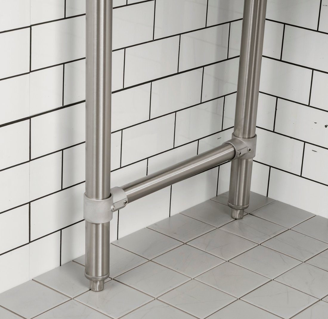 Modular Systems Modular System Clean Dish Table With Splashback CDT-1200L - Image 3