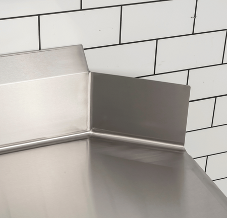 Modular Systems Modular System Clean Dish Table With Splashback CDT-1200L - Image 7