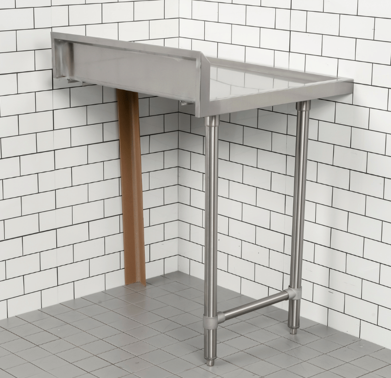 Modular Systems Modular System Clean Dish Table With Splashback CDT-1200L - Image 8