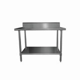 MixRite 304 Grade Stainless Steel Work Benches with Splashback