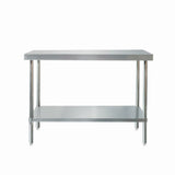 MixRite 304 Grade Stainless Steel Flat Top Work Benches