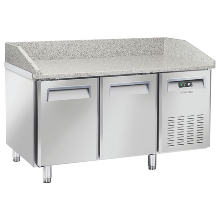 Saltas Marble Top Pizza Fridge 2 Door MPB0020