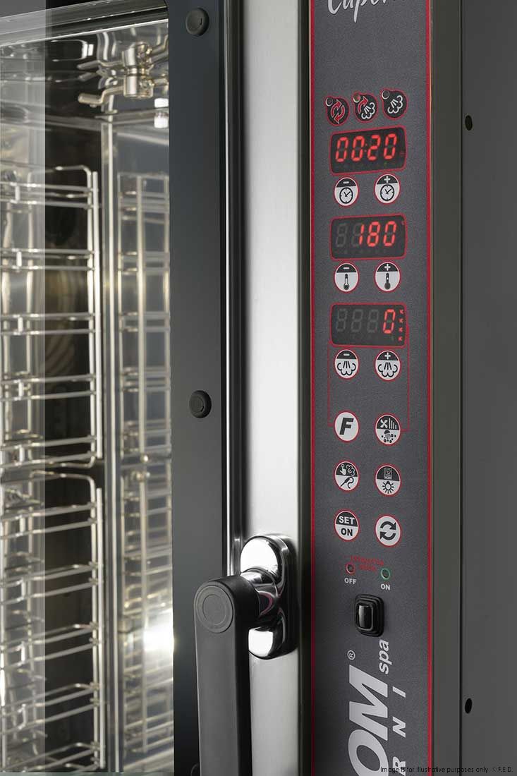 TECNODOM by FHE 10 Tray Combi Oven TDC-10VH controls