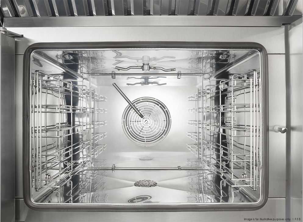 TECNODOM by FHE 5 Tray Combi Oven TDC-5VH front open