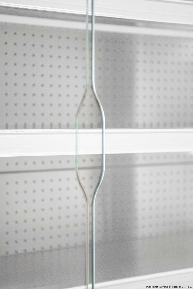 TECNODOM by FHE Vulcano Supermarket 2 Door Display TDVB80-CA-125 glass door